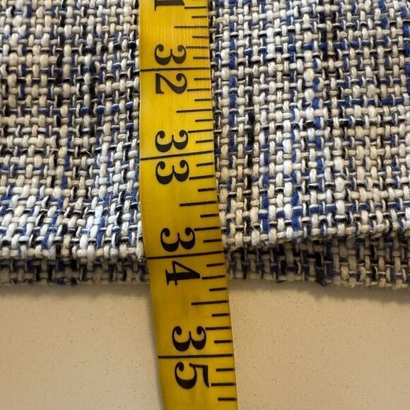 Karl Lagerfeld Paris Blue Tweed Tie Front Sheath Dress Size 4 Classic, Career - Picture 13 of 13